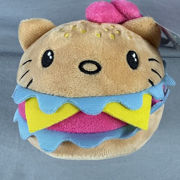 Fiesta Other - Hello Kitty - 5 IN HAMBURGER PLUSH new with tag